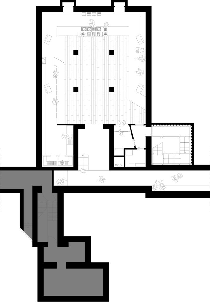 Darstellung Grundriss MMA Club - Mixed Munich Arts
